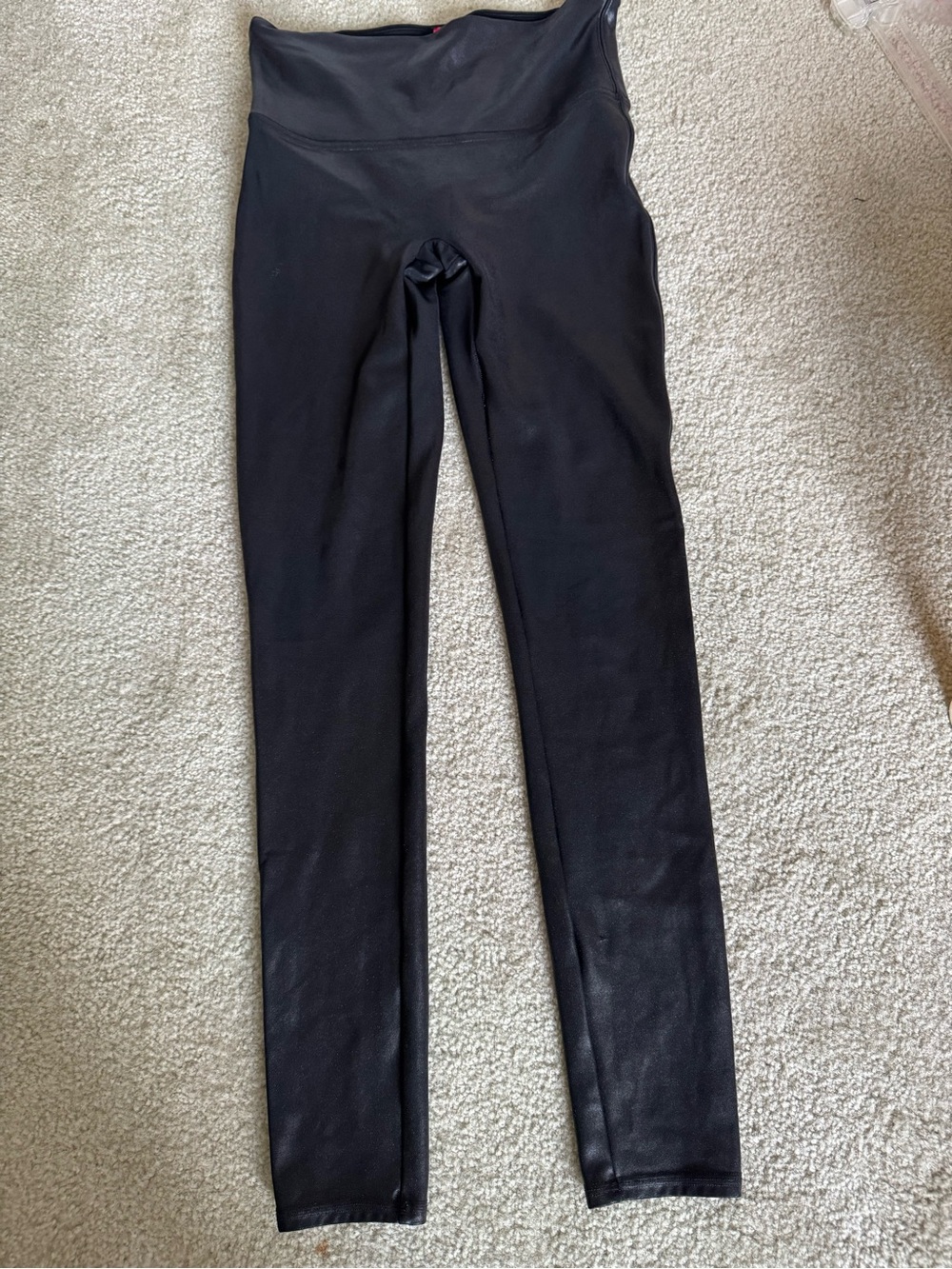 SPANX Black High-Waist Leggings